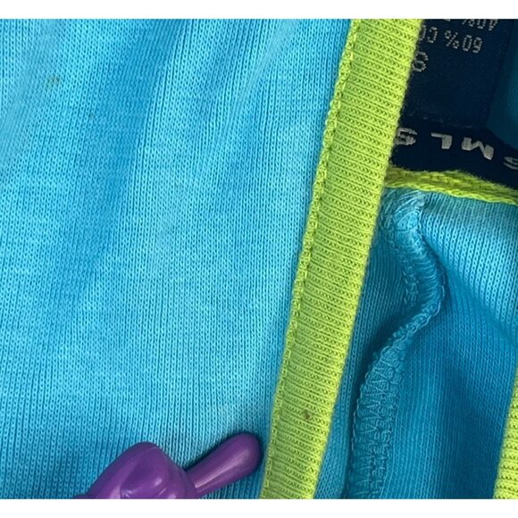 SML Sport Hooded Jacket with Stripe Shell Women's S Blue Embroidered Zip Up - Picture 4 of 12